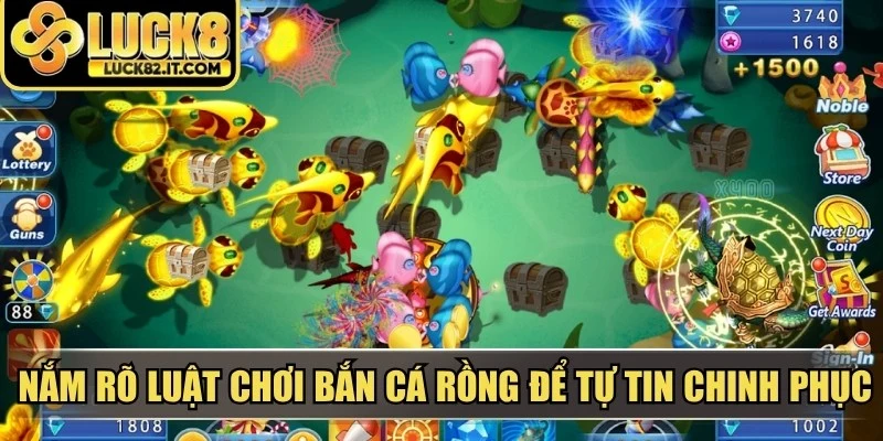 Nắm rõ luật chơi bắn cá rồng để tự tin chinh phục mọi thử thách