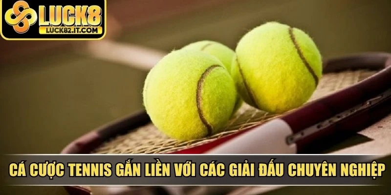 Cá cược tennis gắn liền với các giải đấu chuyên nghiệp trên thế giới