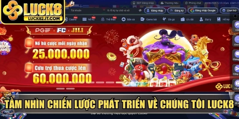 Tầm nhìn chiến lược phát triển về chúng tôi LUCK8 đến năm 2030